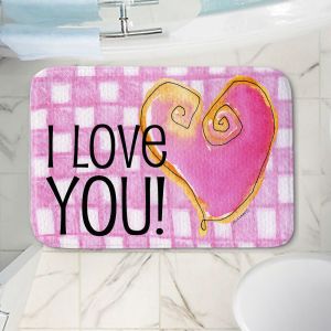 Decorative Bathroom Mats | Marley Ungaro - I love You Pink
