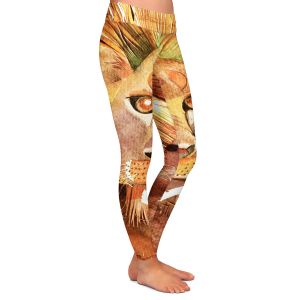 Casual Comfortable Leggings | Marley Ungaro Lion