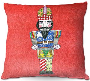 Throw Pillows Decorative Artistic | Marley Ungaro - Nutcracker Watermelon | Holidays Nutcracker Christmas Tradition