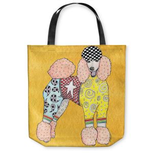 Unique Shoulder Bag Tote Bags | Marley Ungaro Poodle Gold