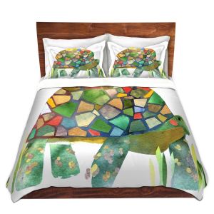 Artistic Duvet Covers and Shams Bedding | Marley Ungaro - Turtle