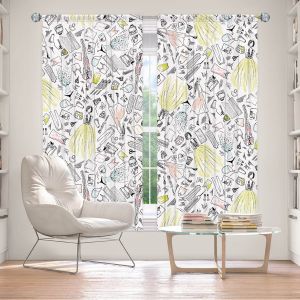 Decorative Window Treatments | Metka Hiti - Fashionista | Floral Flowers pattern