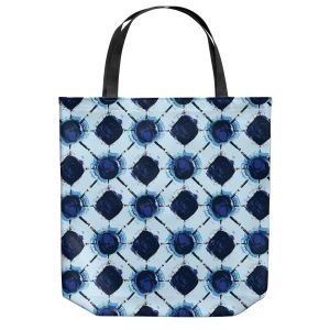 Unique Shoulder Bag Tote Bags | Metka Hiti - Flowers Geo | Floral Flowers pattern