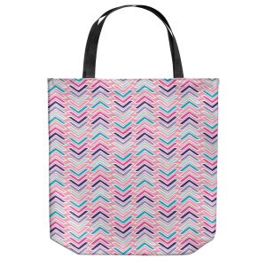 Unique Shoulder Bag Tote Bags | Metka Hiti - Line Flowers Arrows | Floral Flowers pattern