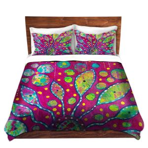 Artistic Duvet Covers and Shams Bedding | Michele Fauss - Flower Power