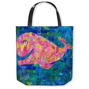 Unique Shoulder Bag Tote Bags | Michele Fauss Wilma the Whale