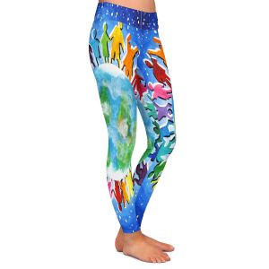 Casual Comfortable Leggings | nJoy Art - The World Is My Playground