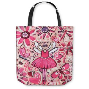 Unique Shoulder Bag Tote Bags | nJoy Art - Pink Ballet