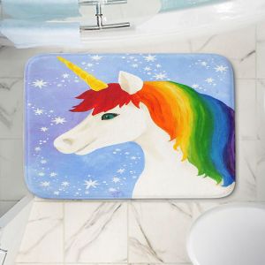 Decorative Bathroom Mats | nJoy Art - Rainbow Unicorn l
