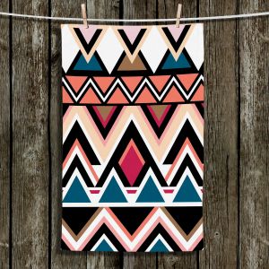 Unique Hanging Tea Towels | Organic Saturation - Mountain Nativo Tribal | Abstract Patterns