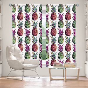 Decorative Window Treatments | Organic Saturation Pineapple Party
