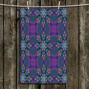 Unique Hanging Tea Towels | Pam Amos - Floral Quilt | pattern flower repetition