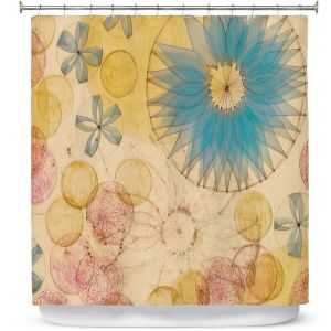 Premium Shower Curtains | Paper Mosaic Studio - Circle Inspiration