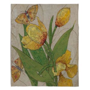 Decorative Fleece Throw Blankets | Paper Mosaic Studio - Entwine