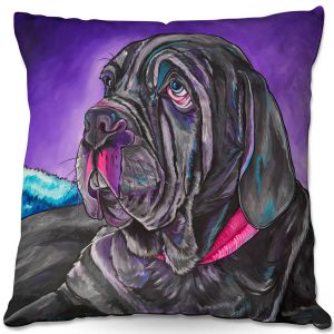 Throw Pillows Decorative Artistic | Patti Schermerhorn - Chillaxing Mastiff | Animals Dogs