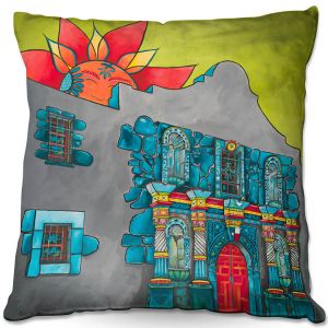 Throw Pillows Decorative Artistic | Patti Schermerhorn - The Alamo | History Buildings
