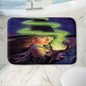 Decorative Bathroom Mats | Philip Straub - Hex of the Witch | fantasy halloween spooky magic