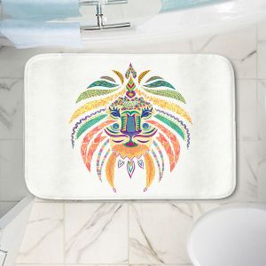 Decorative Bathroom Mats | Pom Graphic Design - Whimsical Lion I
