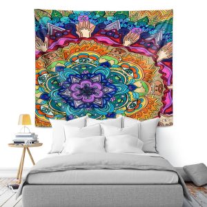 Artistic Wall Tapestry | Rachel Brown Microcosm Mandala