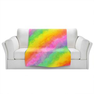 Artistic Sherpa Pile Blankets | Rachel Brown - Reverie | Abstract