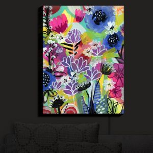 Nightlight Sconce Canvas Light | Robin Mead - Botanical 2 | flower simple outline nature