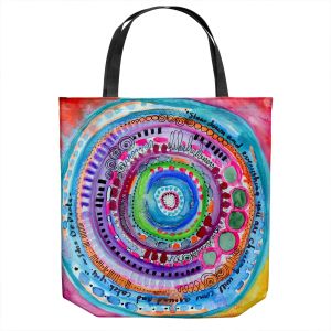Unique Shoulder Bag Tote Bags | Robin Mead - Chasing | Geometric Pattern