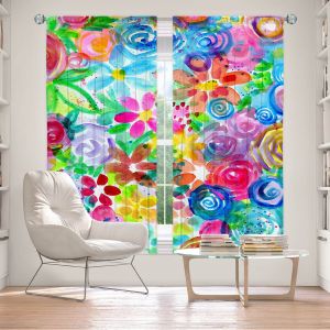 Decorative Window Treatments | Robin Mead - Esprit | flower simple outline nature