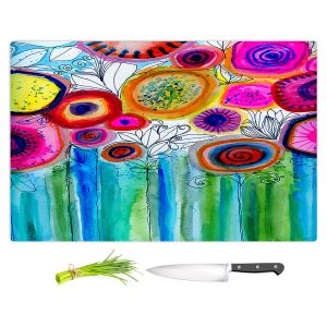 Artistic Kitchen Bar Cutting Boards | Robin Mead - Hand Picked | Nature Flowers