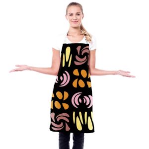 Artistic Bakers Aprons | Ruth Palmer - Fun Dark Colors | Shapes pattern repetition