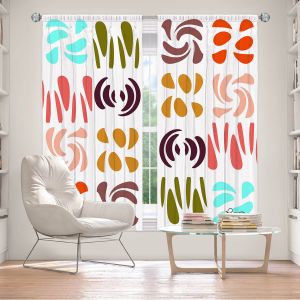 Decorative Window Treatments | Ruth Palmer - Fun Light Colors | Shapes pattern repetition