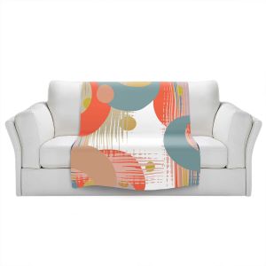 Artistic Sherpa Pile Blankets | Ruth Palmer - Modern Abstract | Abstract