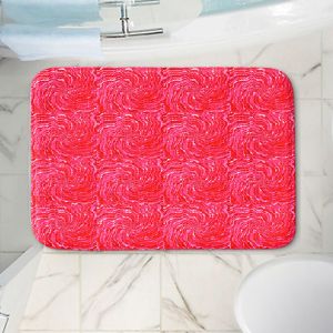 Decorative Bathroom Mats | Ruth Palmer - Swirling Pink Squares | Circles shapes repetition pattern