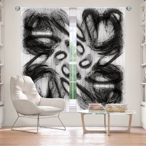 Decorative Window Treatments | Ruth Palmer - Whisked Away | Brushstrokes pattern repetition