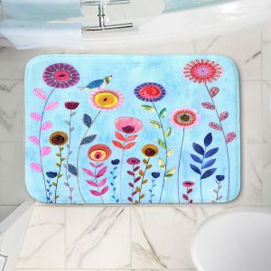 Decorative Bathroom Mats | Sascalia - Happy Morning | Flower floral pattern nature