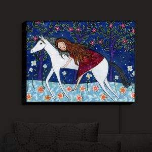 Nightlight Sconce Canvas Light | Sascalia's Horse Dreamer