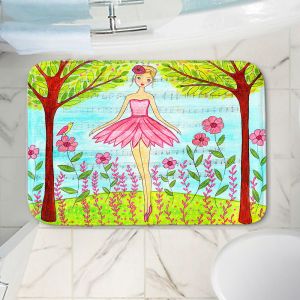 Decorative Bathroom Mats | Sascalia - Pink Ballerina