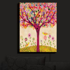 Nightlight Sconce Canvas Light | Sascalia - Sunny Tree
