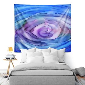 Artistic Wall Tapestry | Shay Livenspargar - Dazzed | Abstract storm eye Hurricane