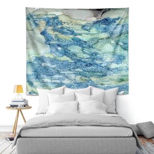Artistic Wall Tapestry | Shay Livenspargar - Just Breathe | Abstract Marble