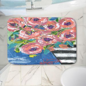 Decorative Bathroom Mats | Shay Livenspargar - Shimmer Dance | Flowers Nature Still Life