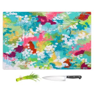 Artistic Kitchen Bar Cutting Boards | Sue Allemand - Overjoyed | Colorful abstract