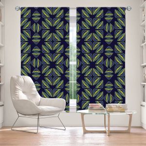 Decorative Window Treatments | Sue Brown - Gervay Garden 7 | Pattern flower repetition abstract