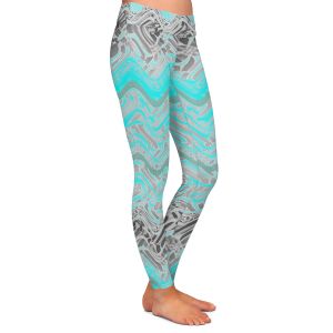 Casual Comfortable Leggings | Susie Kunzelman - Ditto 1 | Abstract pattern