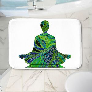 Decorative Bathroom Mats | Susie Kunzelman - Man Woman Yoga II