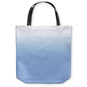 Unique Shoulder Bag Tote Bags | Susie Kunzelman - Ombre Airy Blue | Ombre Monochromatic