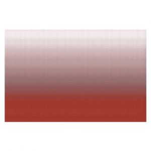 Decorative Floor Coverings | Susie Kunzelman - Ombre Aurora Red