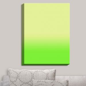 Decorative Canvas Wall Art | Susie Kunzelman - Ombre Lime Green | Ombre