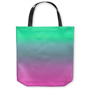 Unique Shoulder Bag Tote Bags |Susie Kunzelman - Ombre Pink Green