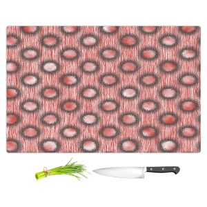 Artistic Kitchen Bar Cutting Boards | Susie Kunzelman - Pink Dots | Geometric Pattern