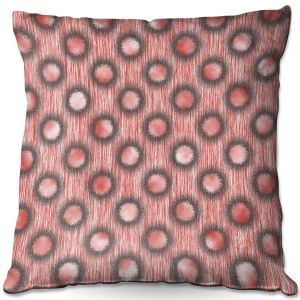 Throw Pillows Decorative Artistic | Susie Kunzelman - Pink Dots | Geometric Pattern